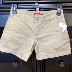 khaki shorts